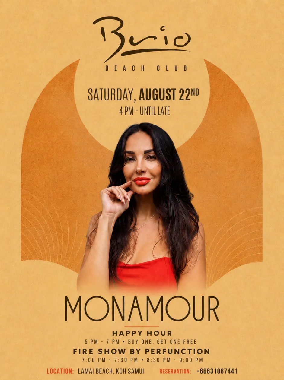 Brio Beach Club — MonAmour — Saturday August 22