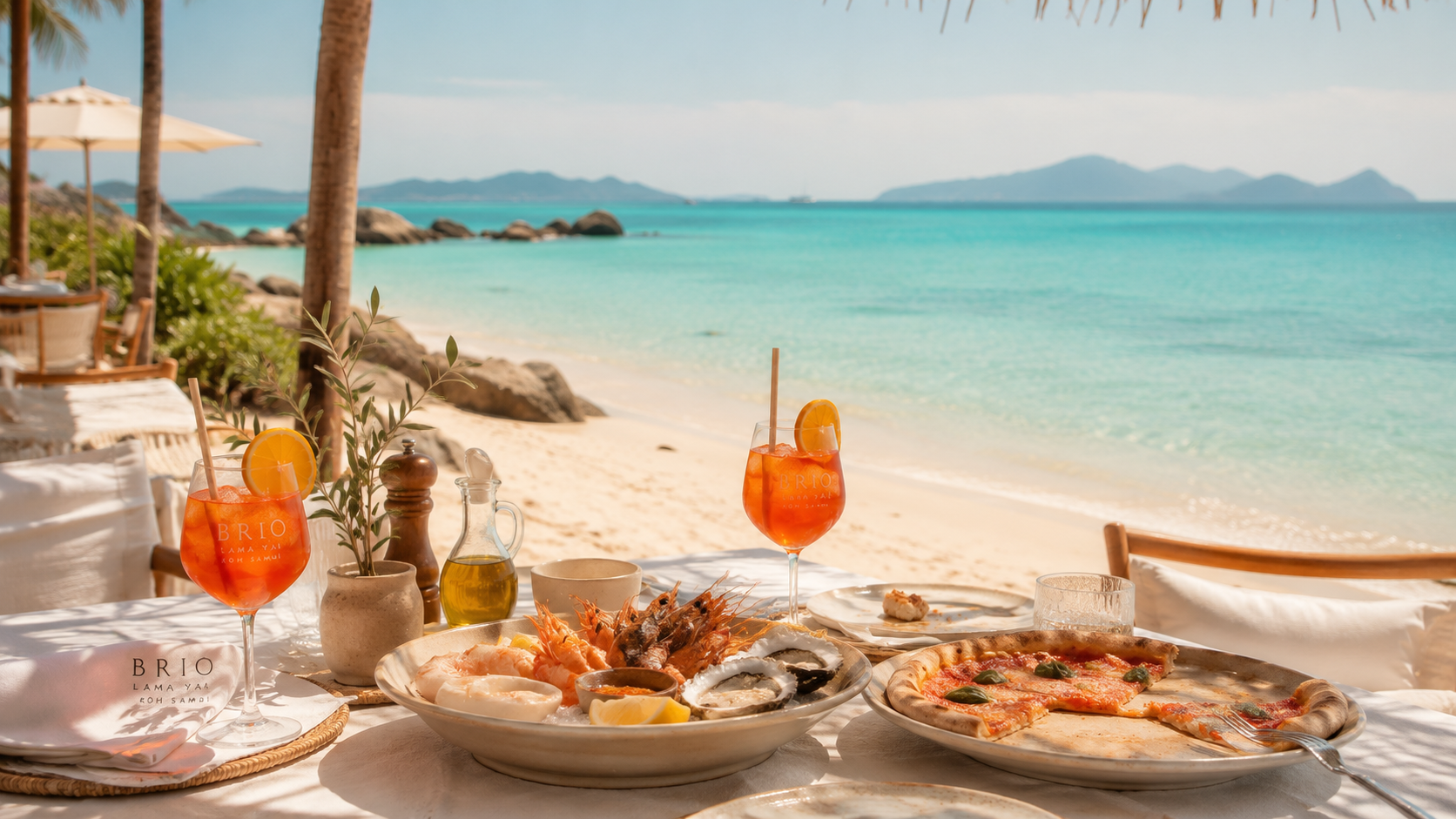 Feet in the Sand, Lunch by the Sea — Brio Beach Club